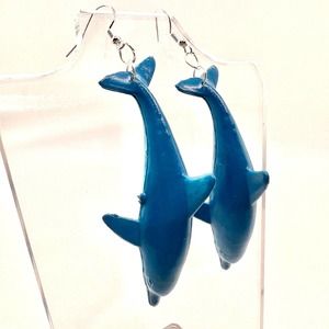 Dolphin Earrings - Animal Earrings - Fish Earrings - Zoo Earrings - Ocean